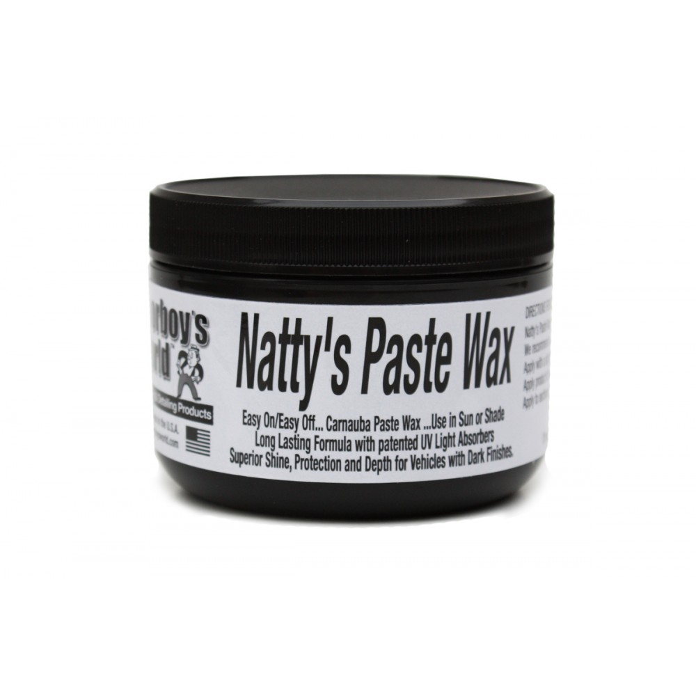 Image for Poorboys World PBNPBLK08 Natty's Paste Wax Black 235ml