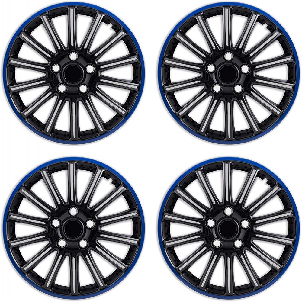 Image for Cosmos Booster 14'' 4 Piece Wheel Trim Set Blue