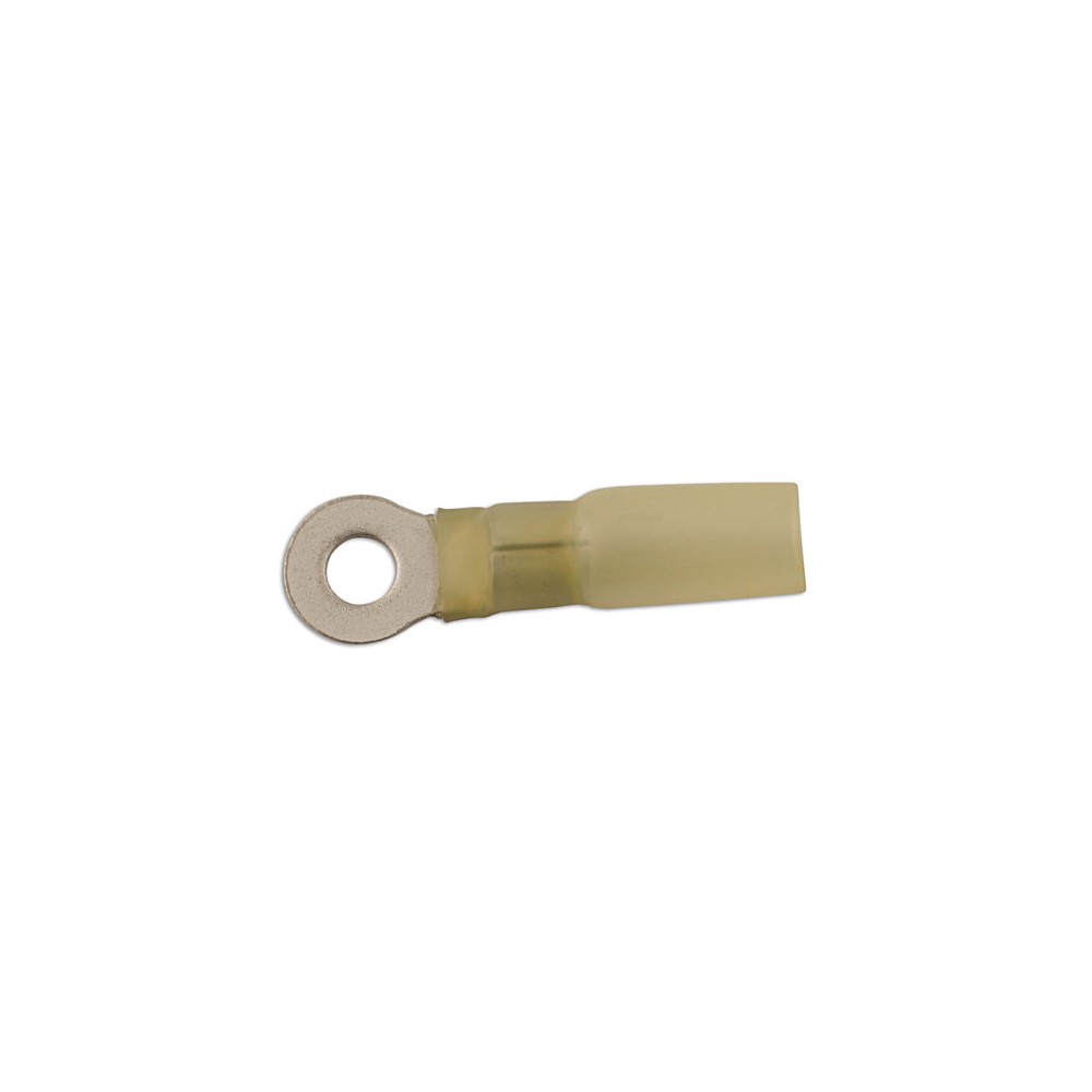 Image for Connect 30231 Yellow Heatshrink Ring Terminal 5.0mm Pk 25