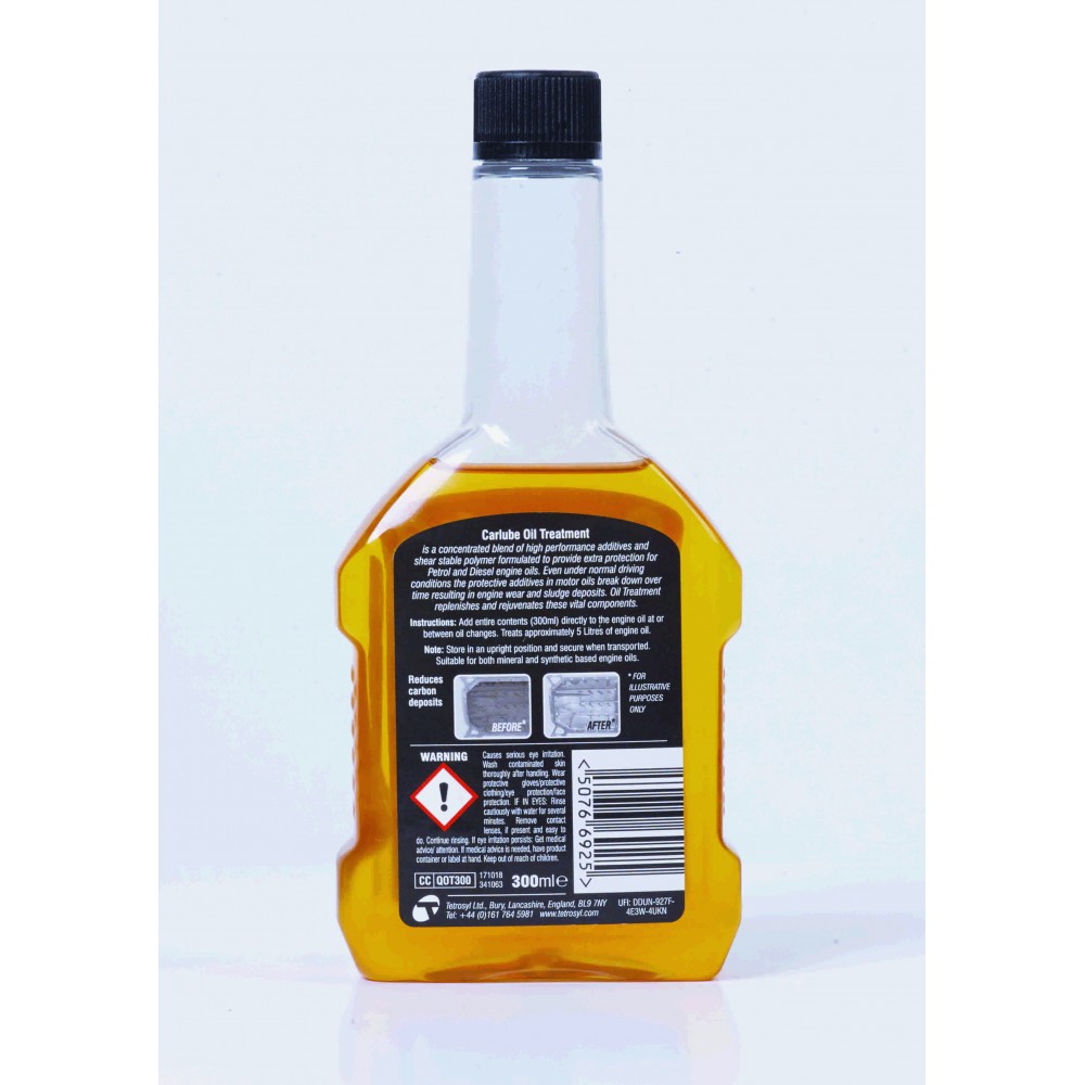 Carlube QOT300 Oil Treatment 300ml Tetrosyl Express Ltd