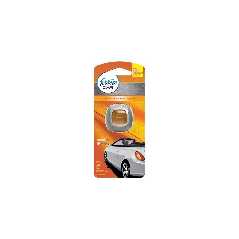 Image for Febreze F84964 Citrus Liquid Car Clip Air Freshener