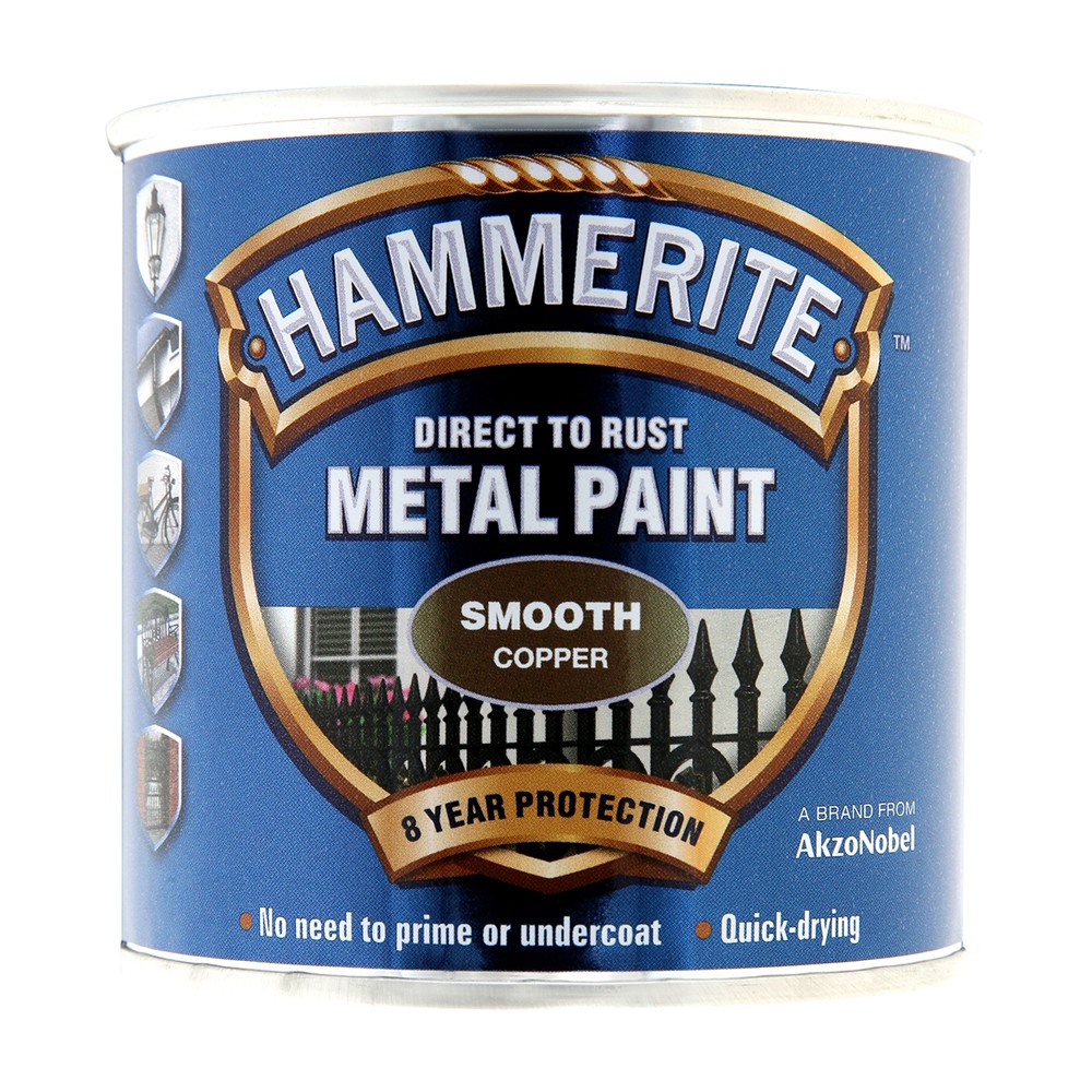 Image for Hammerite 5092932 818 Smooth Metal Paint Copper 250ml