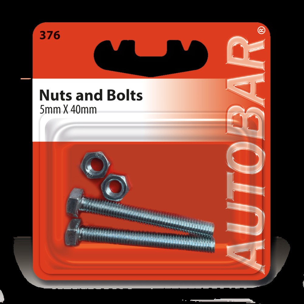 Image for Autobar Nuts Bolts 5mm x 40mm