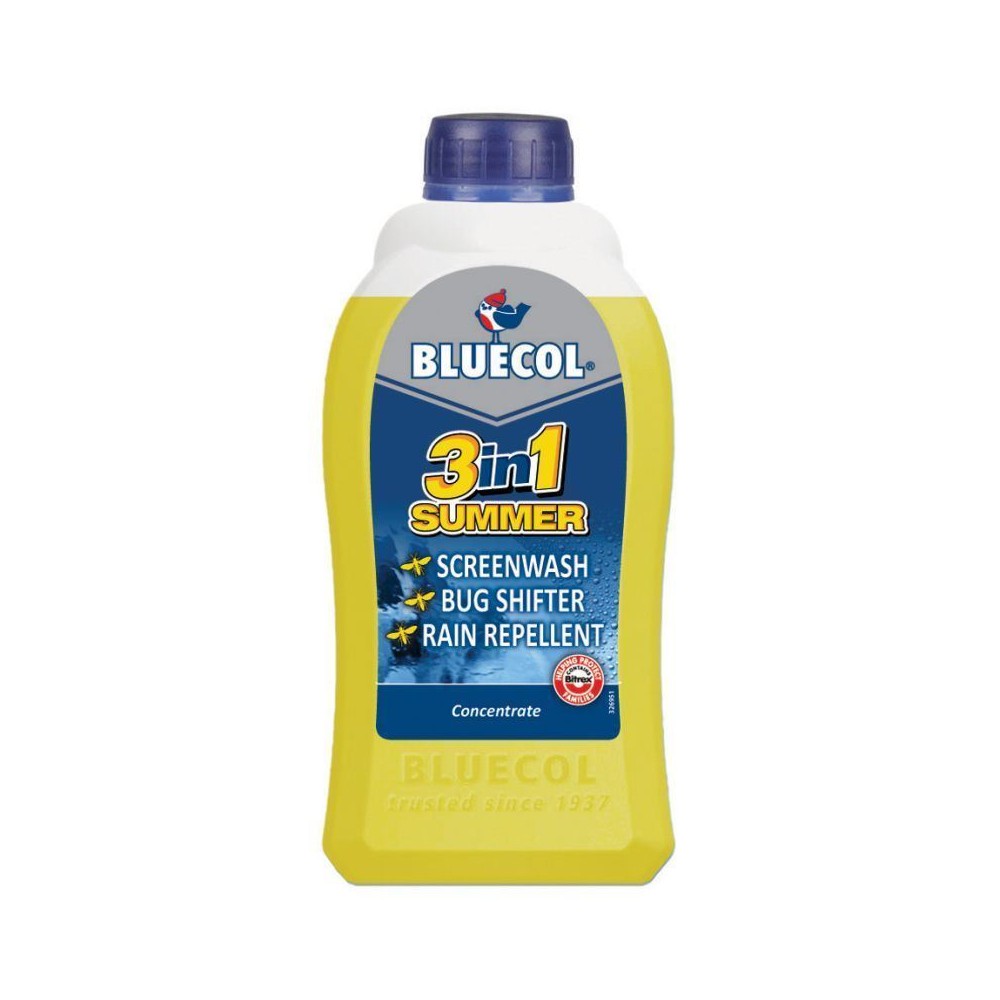 Bluecol BYS010 3 in 1 Summer Screenwash 1L Tetrosyl Express Ltd