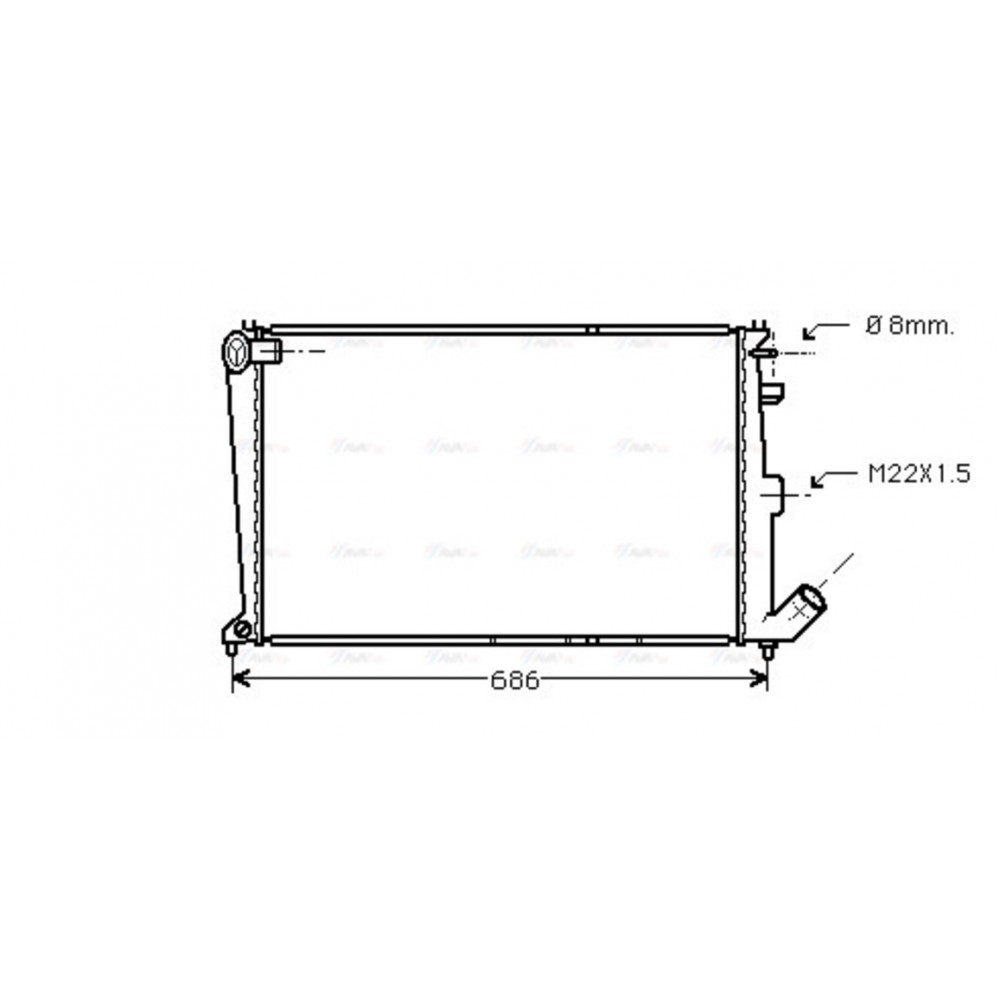 Image for AVA Cooling - Radiator