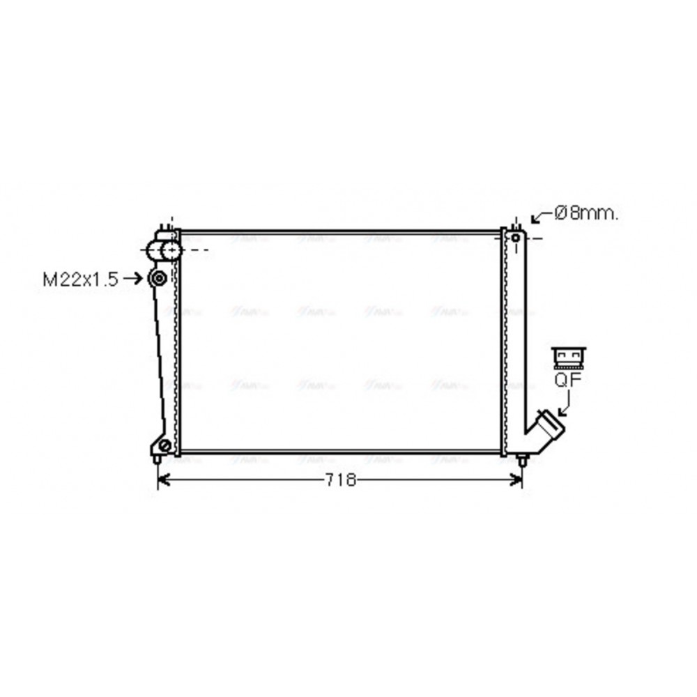 Image for AVA Cooling - Radiator