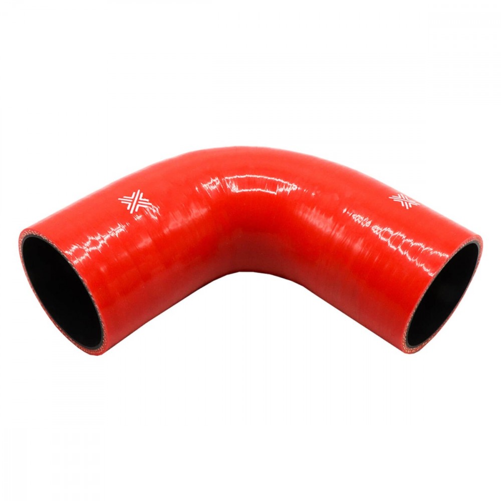 Image for Pipercross Performance Silicone HoseRed 90Ã‚Â° 70mm bore  152mm