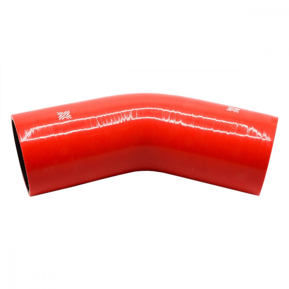 Image for Pipercross Performance Silicone HoseRed 45Ã‚Â° 89mm bore  152mm