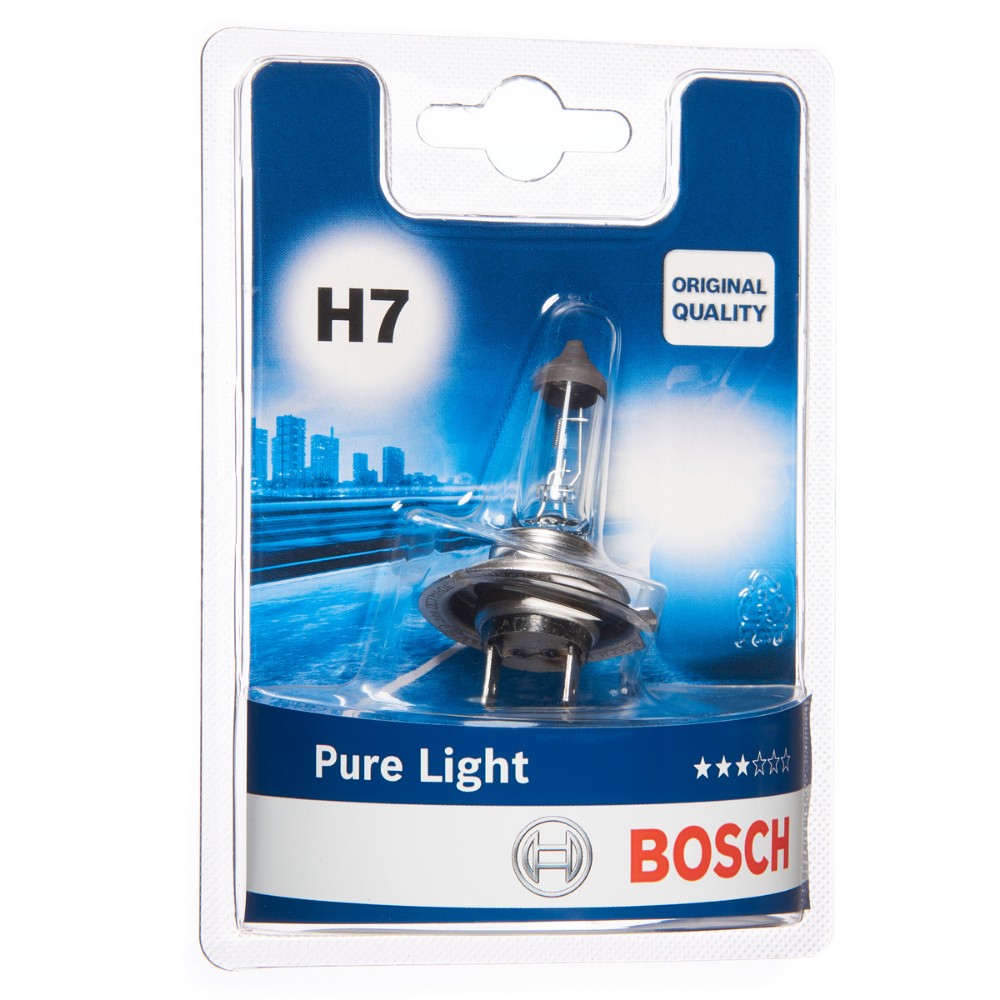 Image for Bosch Pure Light H7 12V 55W Single Bulb
