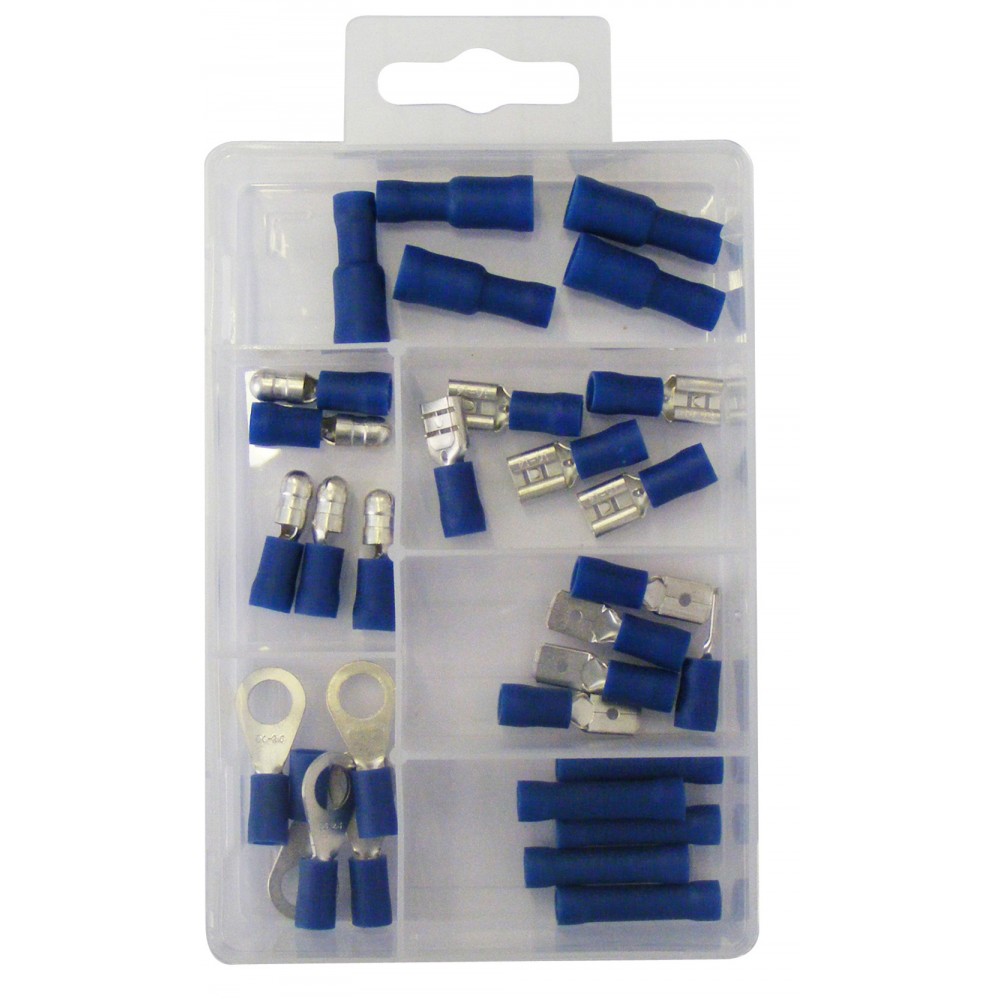 Image for Pearl PMA104 Mini Assorted Tray Blue Insulated Terminals