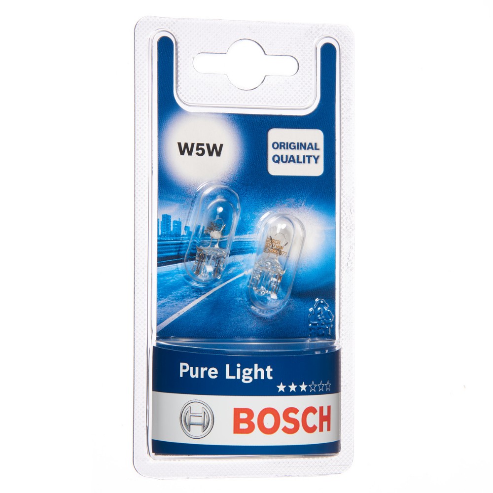 Image for Bosch Pure Light W5W 12V 5W Set