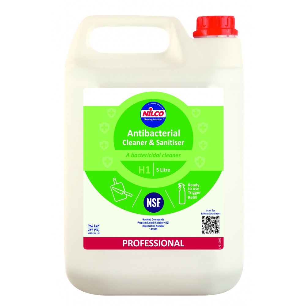 Image for Nilco Antibacterial Cleaner & Sanitiser 5L