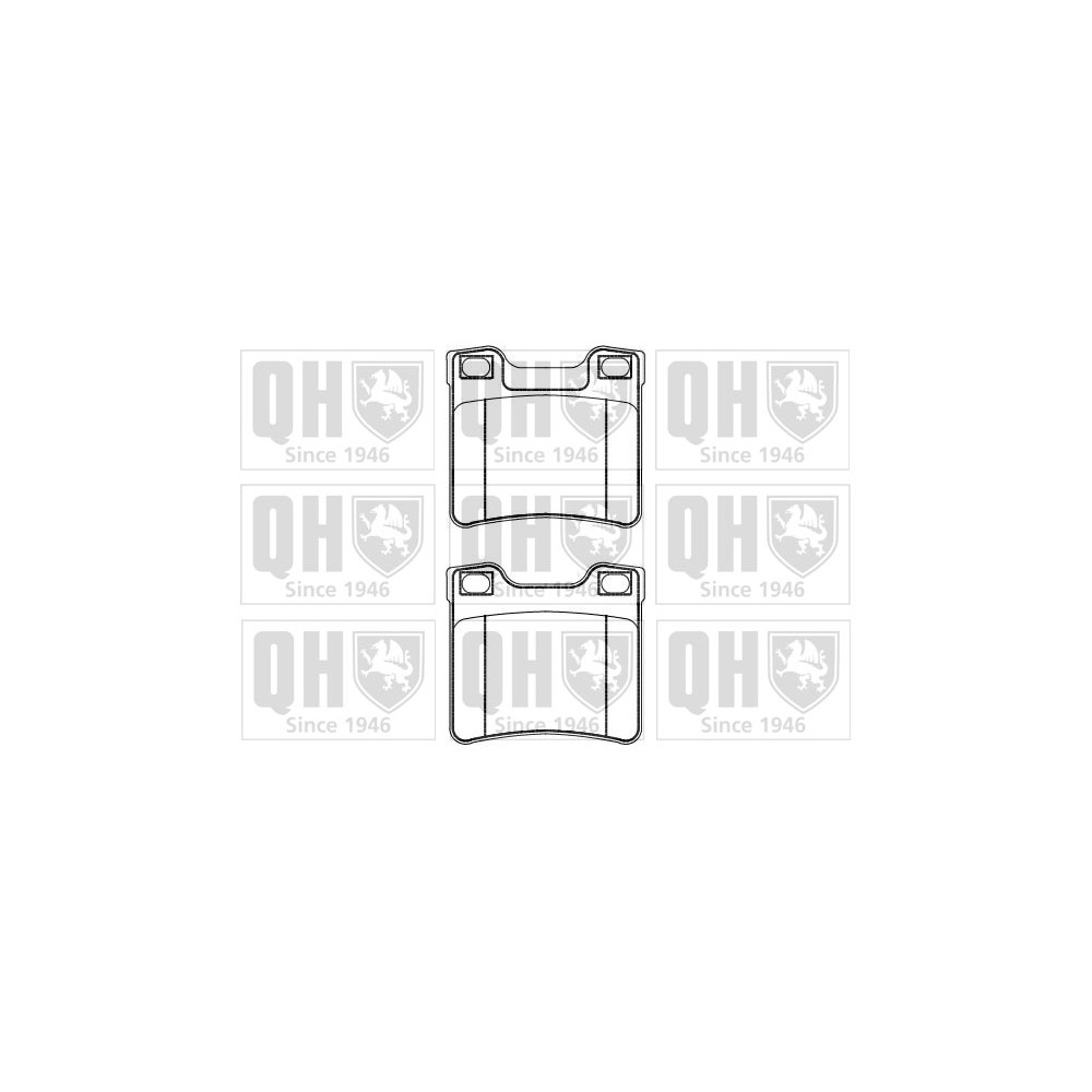 Image for QH BP866 Brake Pad Set