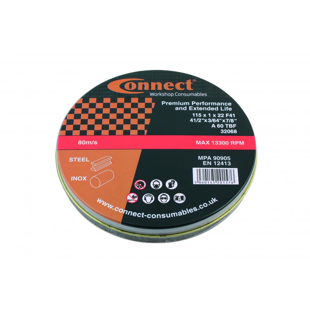 Image for Connect 32250 115mm x 1.0mm Thin Discs Pk 5