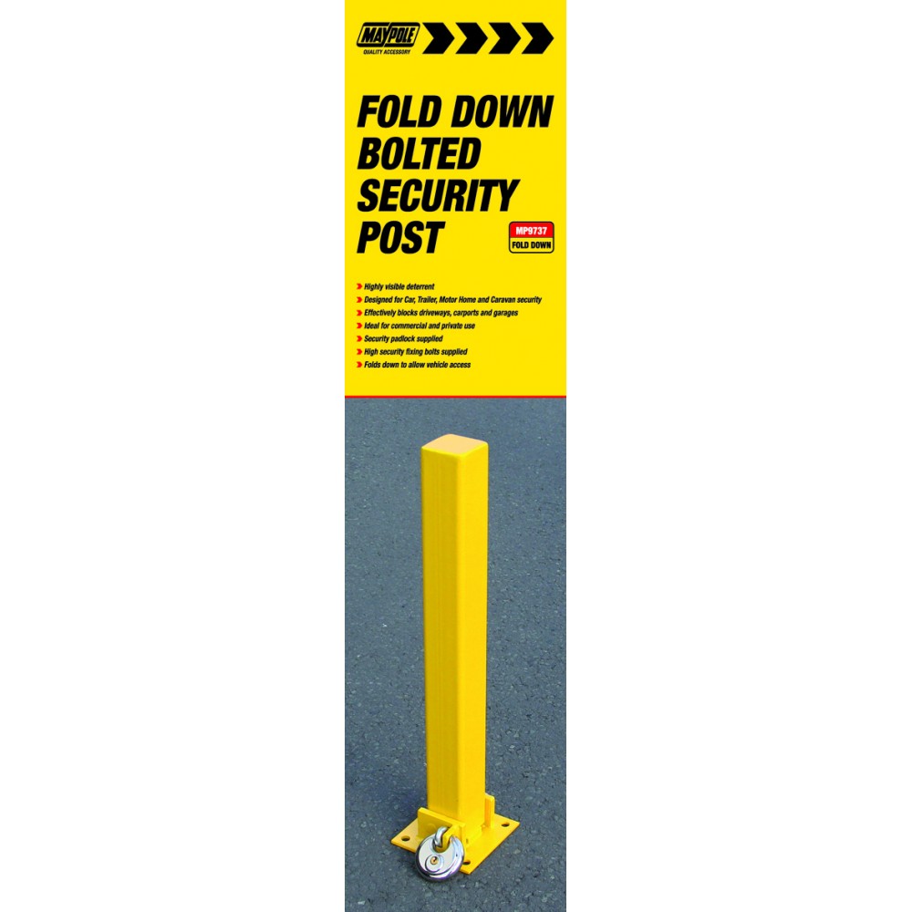 Image for Maypole MP9737 Fold Down Security Post and Bolts