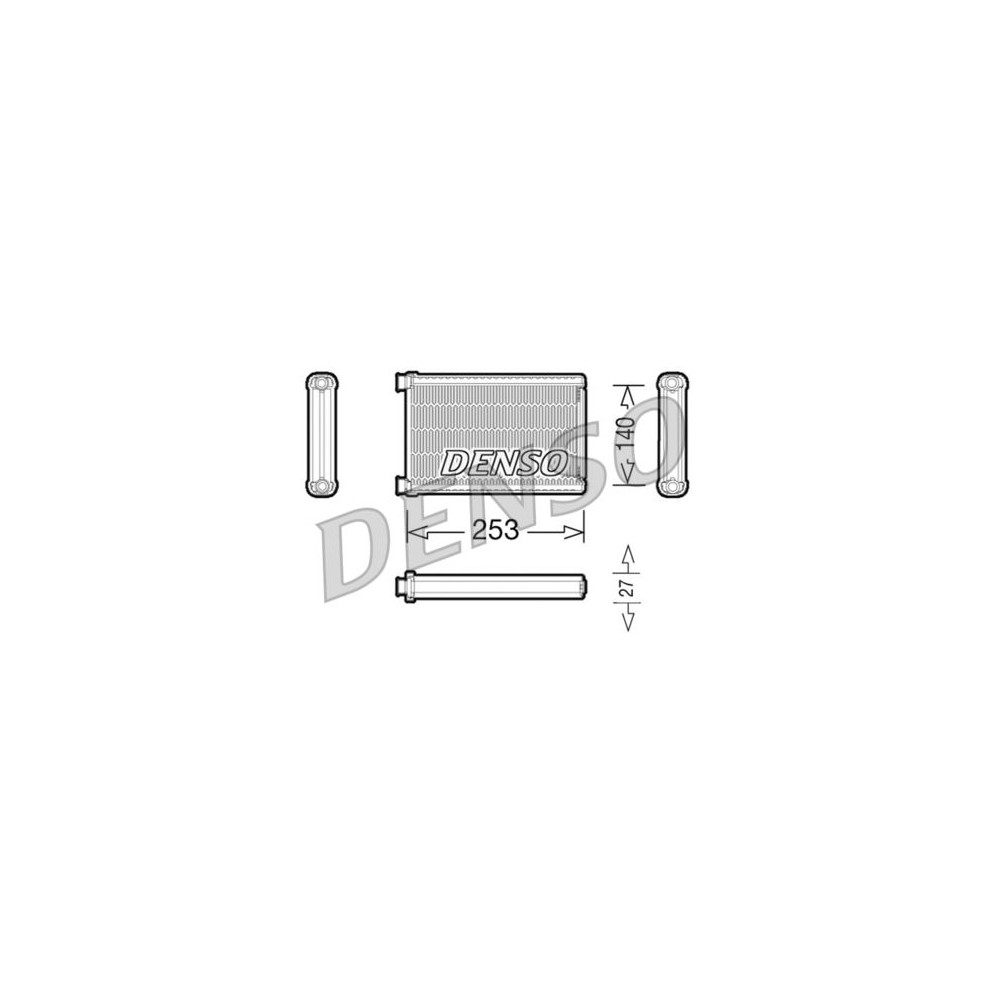 Image for Denso Heater Core DRR05005