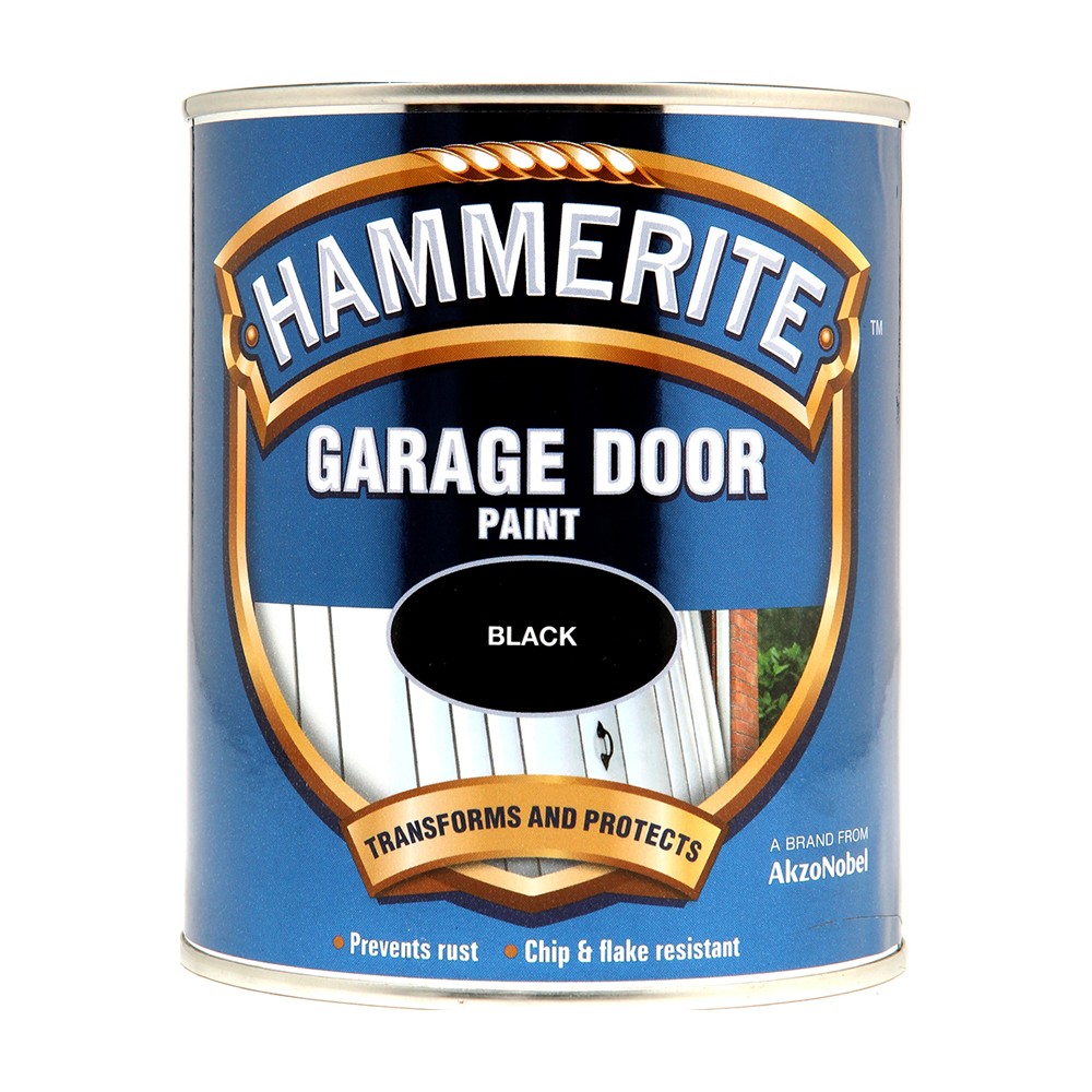 Hammerite 826 Garage Door Paint Black 750ml Tetrosyl Express Ltd