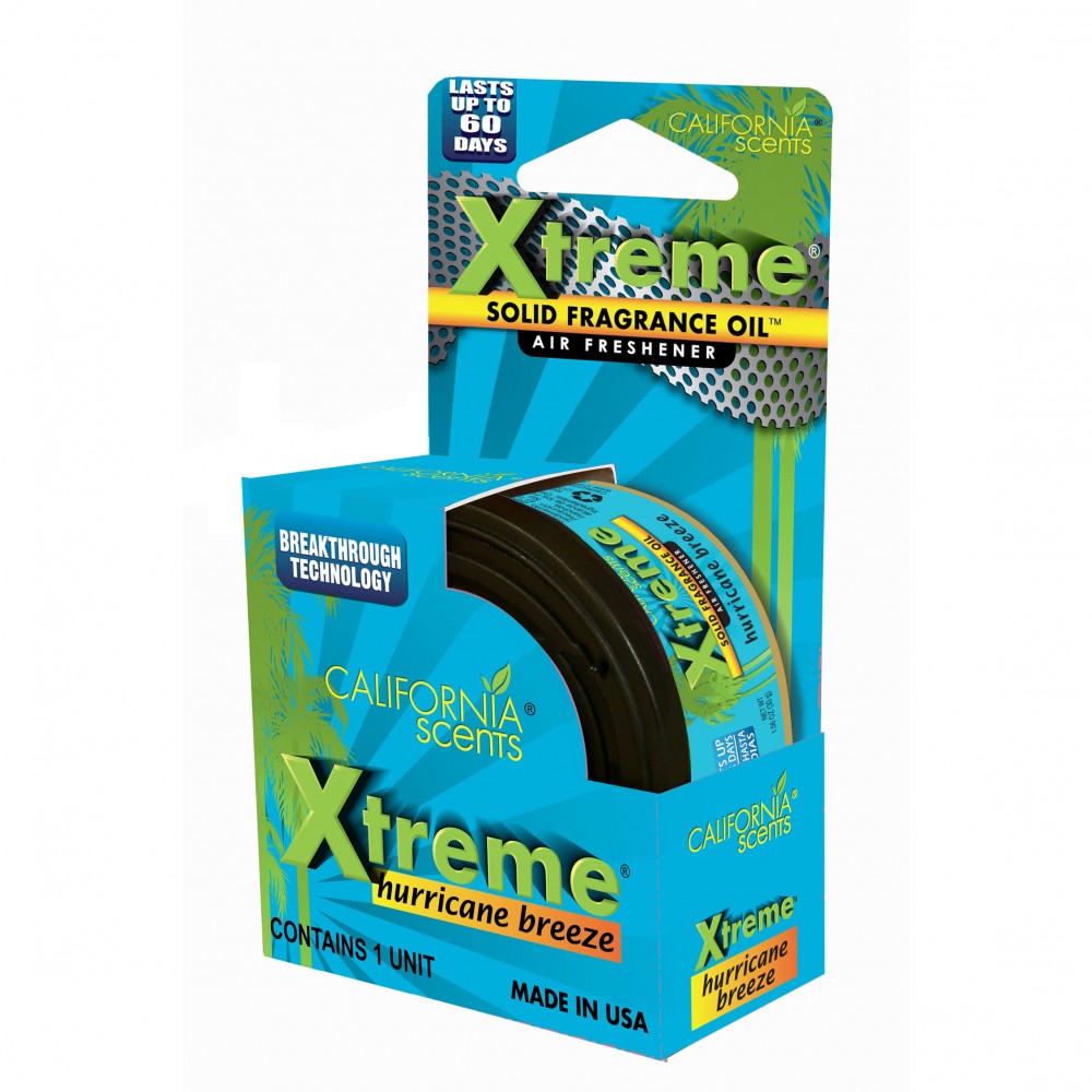 Image for California Scents EXTM-CAN-B602 Xtreme Canister Hurricane Can Air Freshener - Peggable