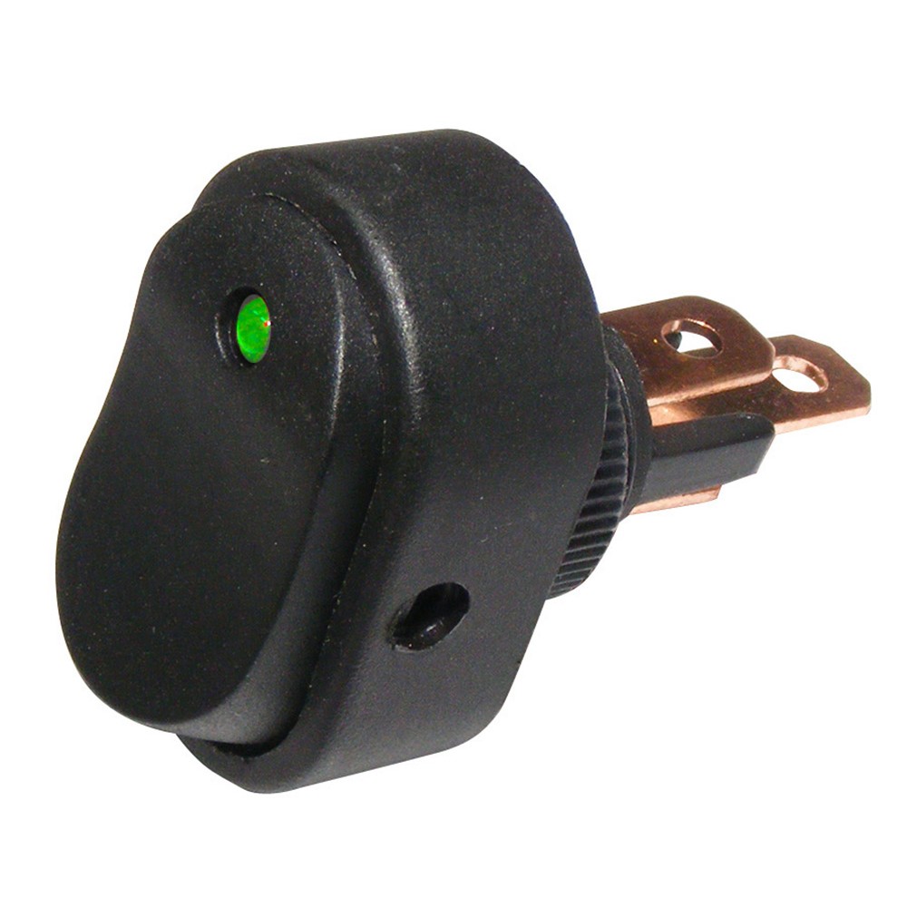 Image for Pearl PWN952 Led Rocker Switch Round Hole - Green