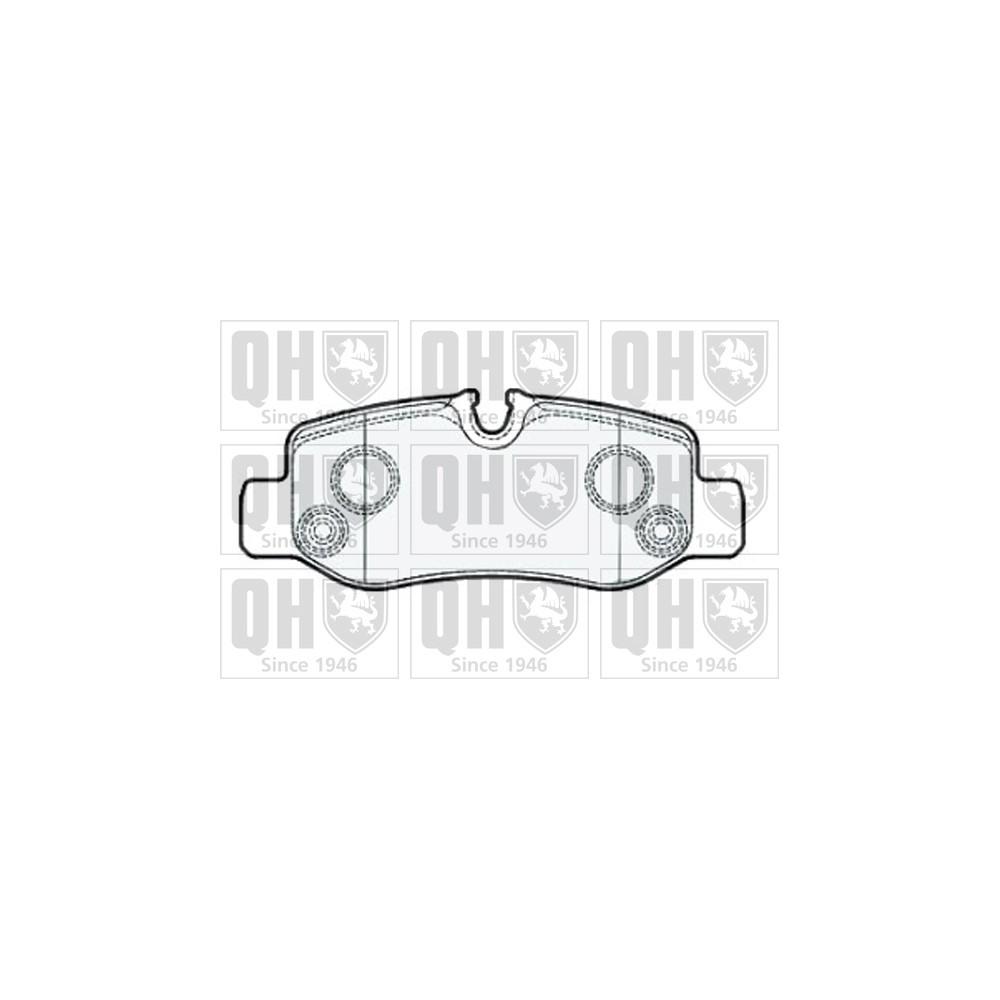 Image for QH BP1863 Brake Pad Set