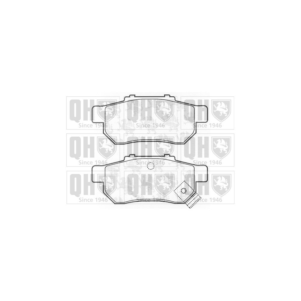Image for QH BP836 Brake Pad Set