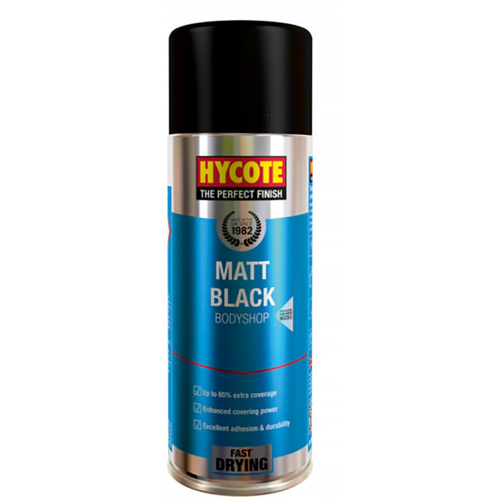 Image for Hycote XUK430 Bodyshop Matt Black 400ml