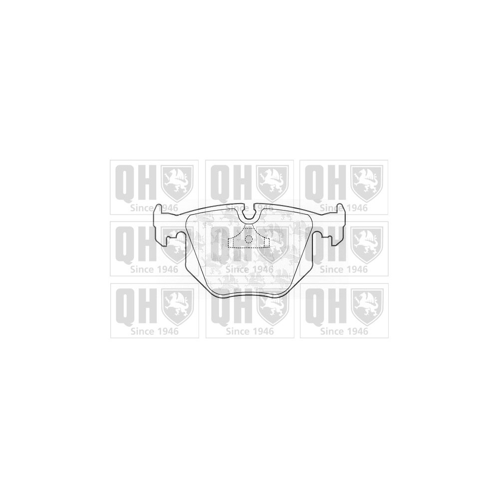 Image for QH BP827 Brake Pad Set