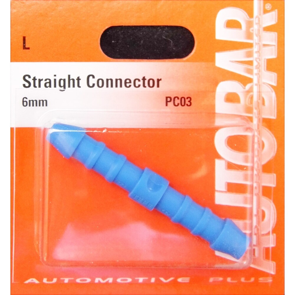 Image for Autobar Straight Connector 6mm