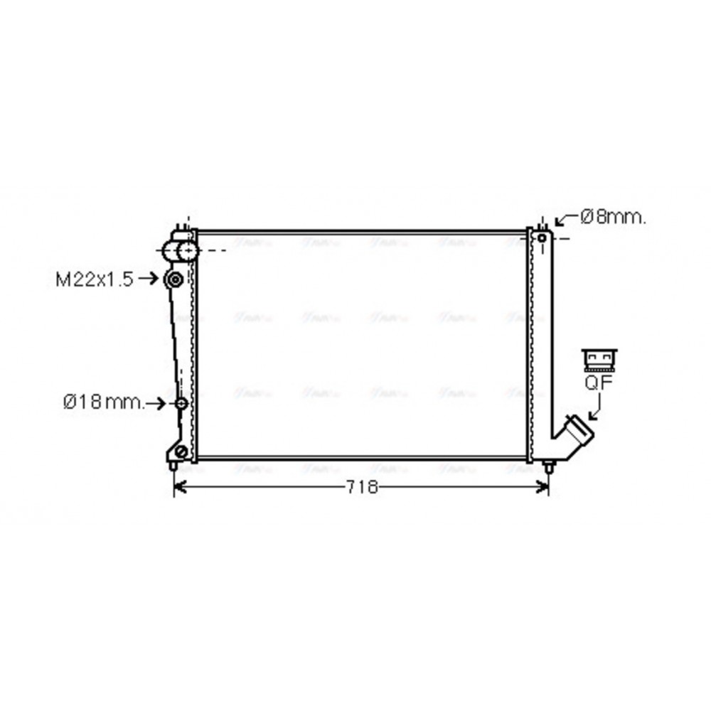 Image for AVA Cooling - Radiator
