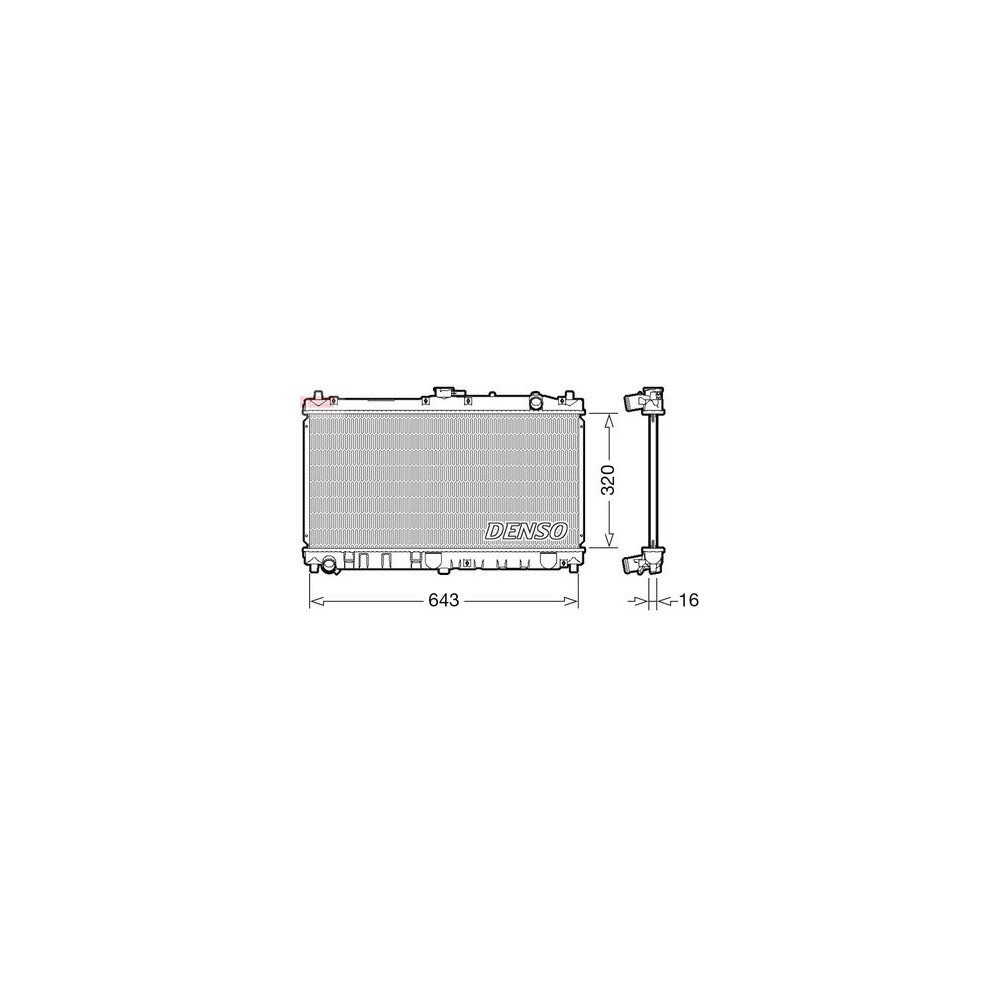 Image for Denso Radiator DRM44031