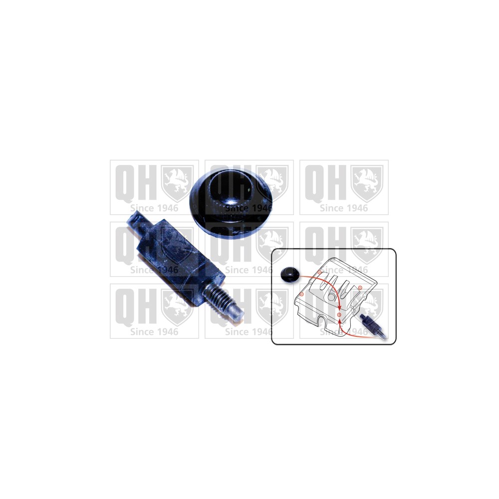 Image for QH EM4449 Engine Cover Support Clip- LH & RH (Front, Rear)