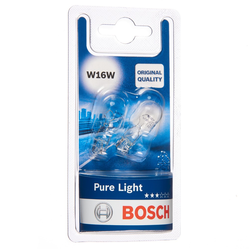 Image for Bosch Pure Light W16W 12V 16W Set
