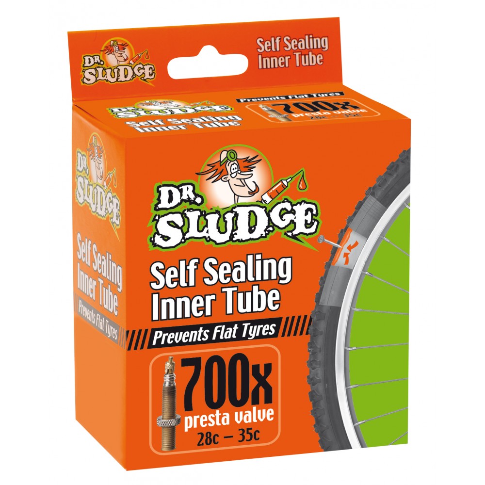 Image for Dr Sludge 4017 700 x 28c - 35c Presta Puncture Protection Inner Tube