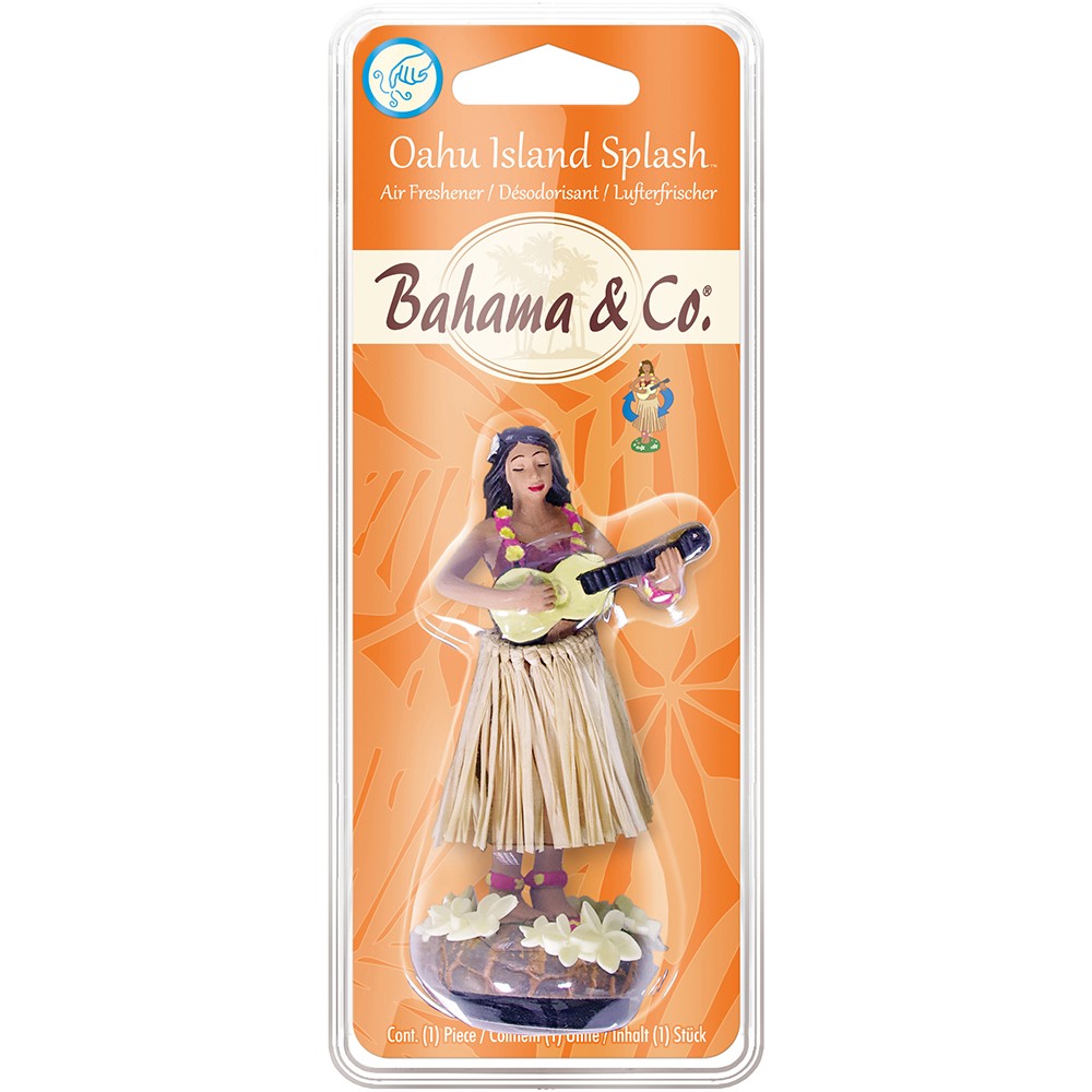 Image for Bahama & Co. 301411700 Air freshener Hula Girl Oahu Island Splash