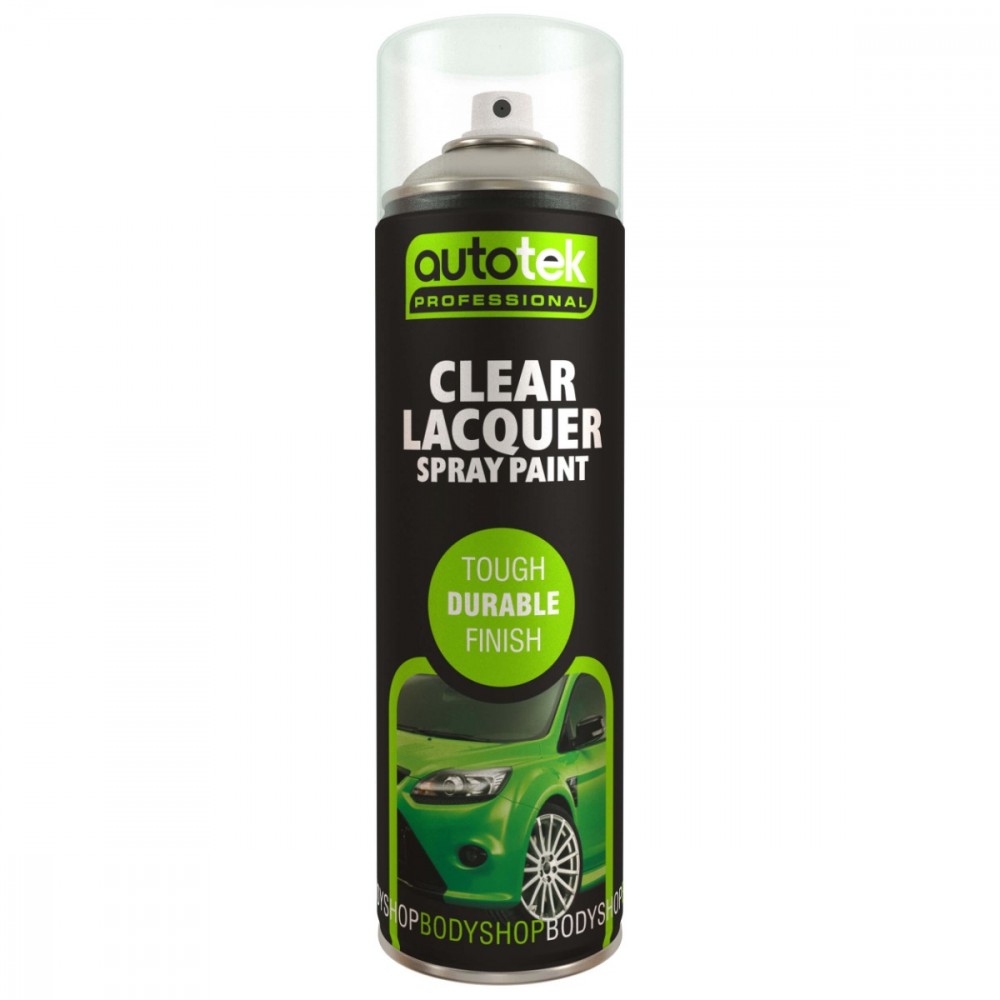 Image for Autotek Clear Lacquer Spray Paint 500ml