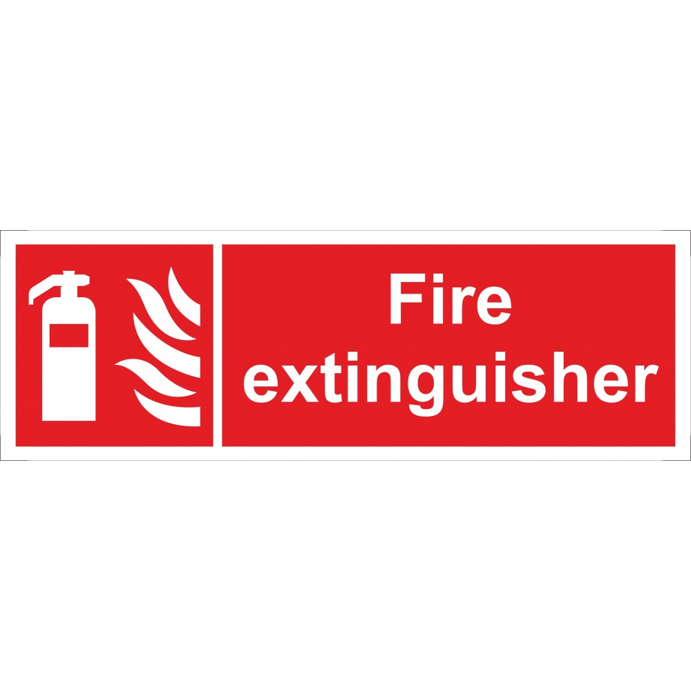 Image for Castle SS027SA Fire Extinguisher Safety Sign