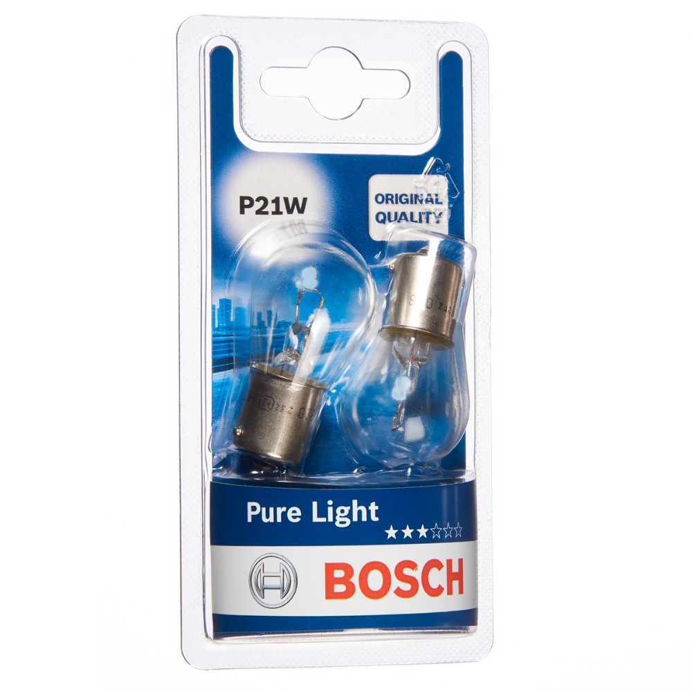 Image for Bosch Pure Light P21W 12V 21W Set