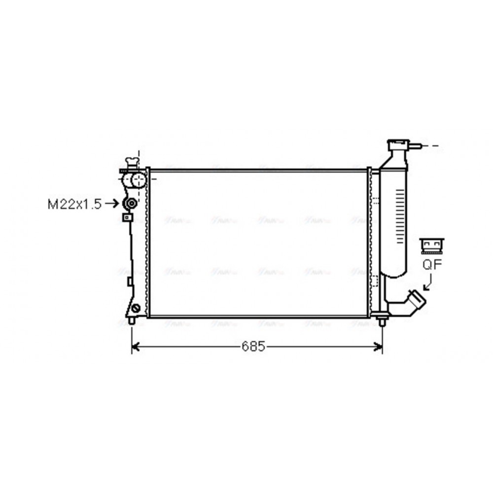 Image for AVA Cooling - Radiator