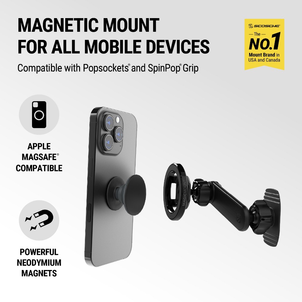 Image for Scosche 5-in-1 Magnetic Phone Mount