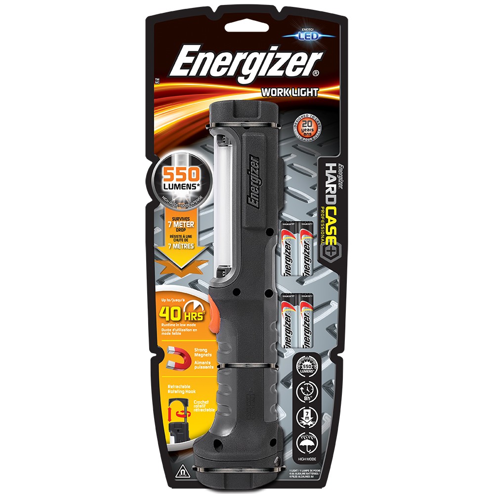 Image for Energizer E300835200 Hardcase LED Pro Light inc 4AA 550 Lumen
