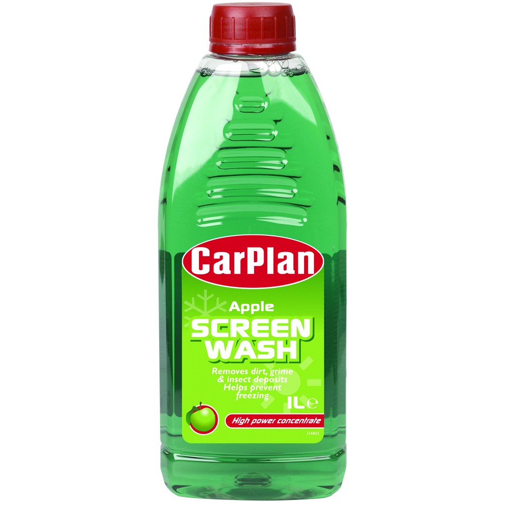 Image for CarPlan FSW161 Apple Fragranced Concentrated Screenwash 1L