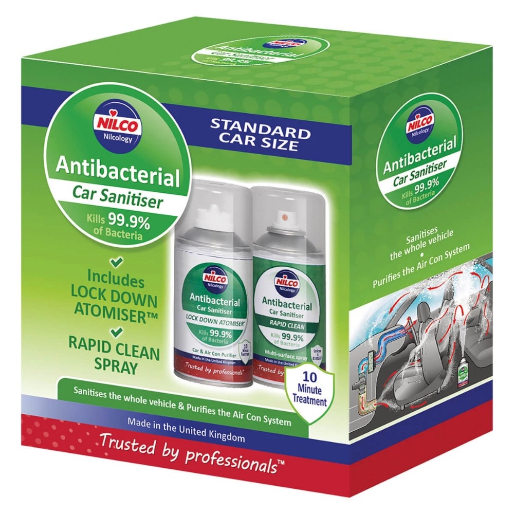 Image for NILCO ANTIBACTERIAL CAR SANITISER KIT 15