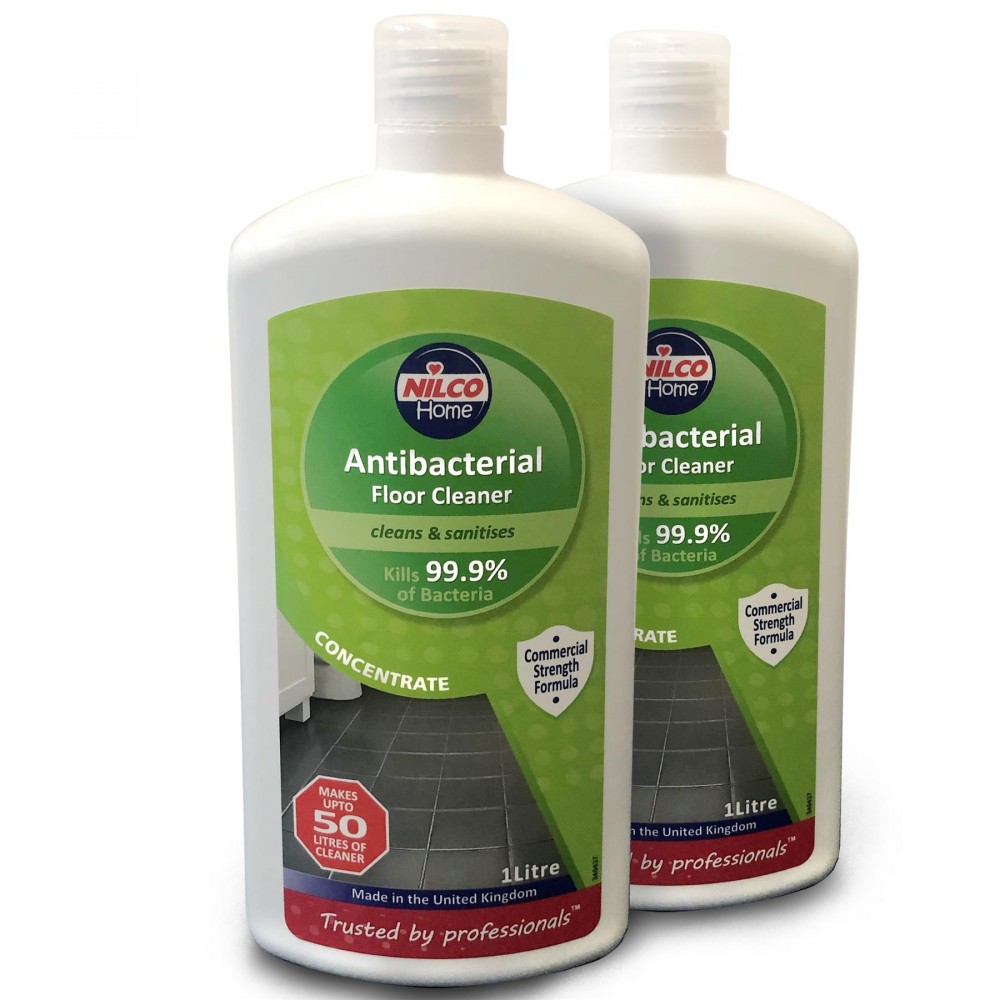Image for Nilco NFC102 Antibacterial Floor Concentrated Cleaner & Sanitiser 1L x 2