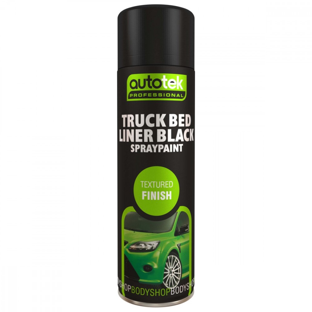 Image for Autotek Truck Bed Liner Black Spray Paint 500ml