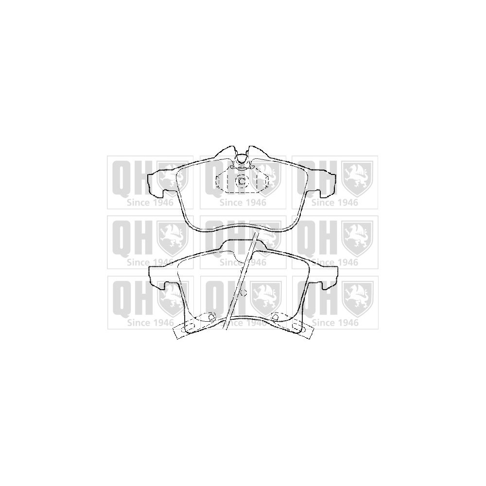 Image for QH BP1435 Brake Pad Set