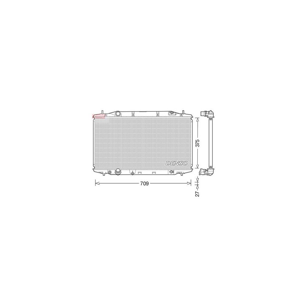 Image for Denso Radiator DRM40041