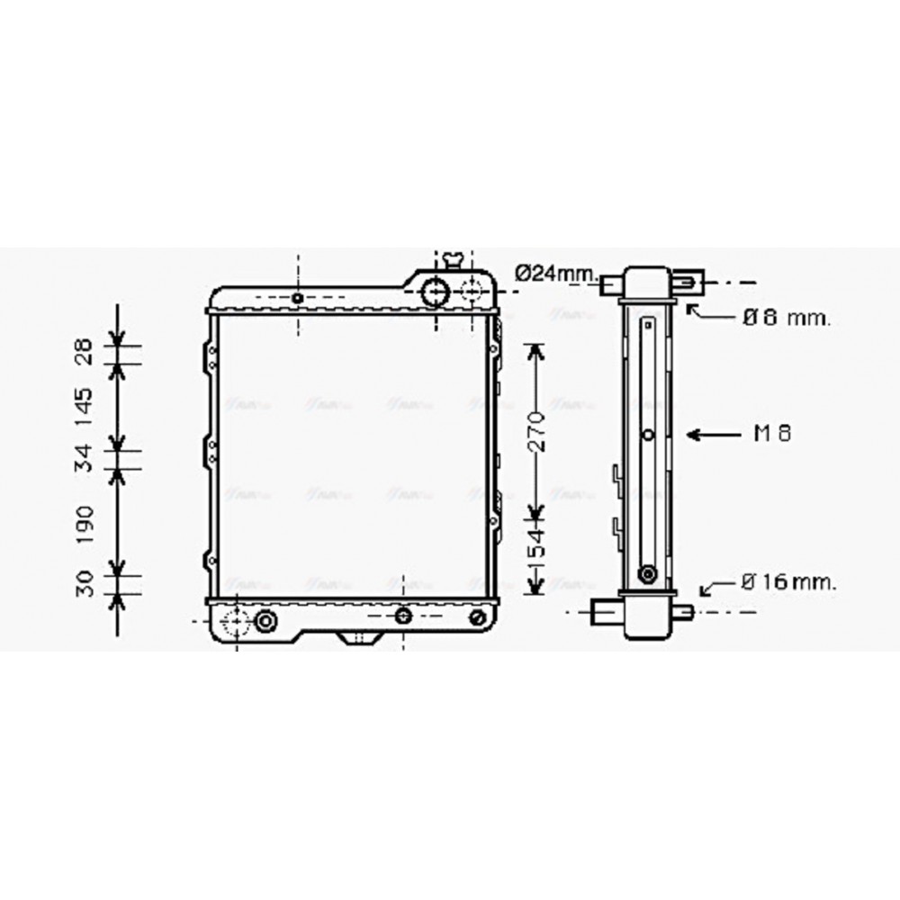 Image for AVA Cooling - Radiator