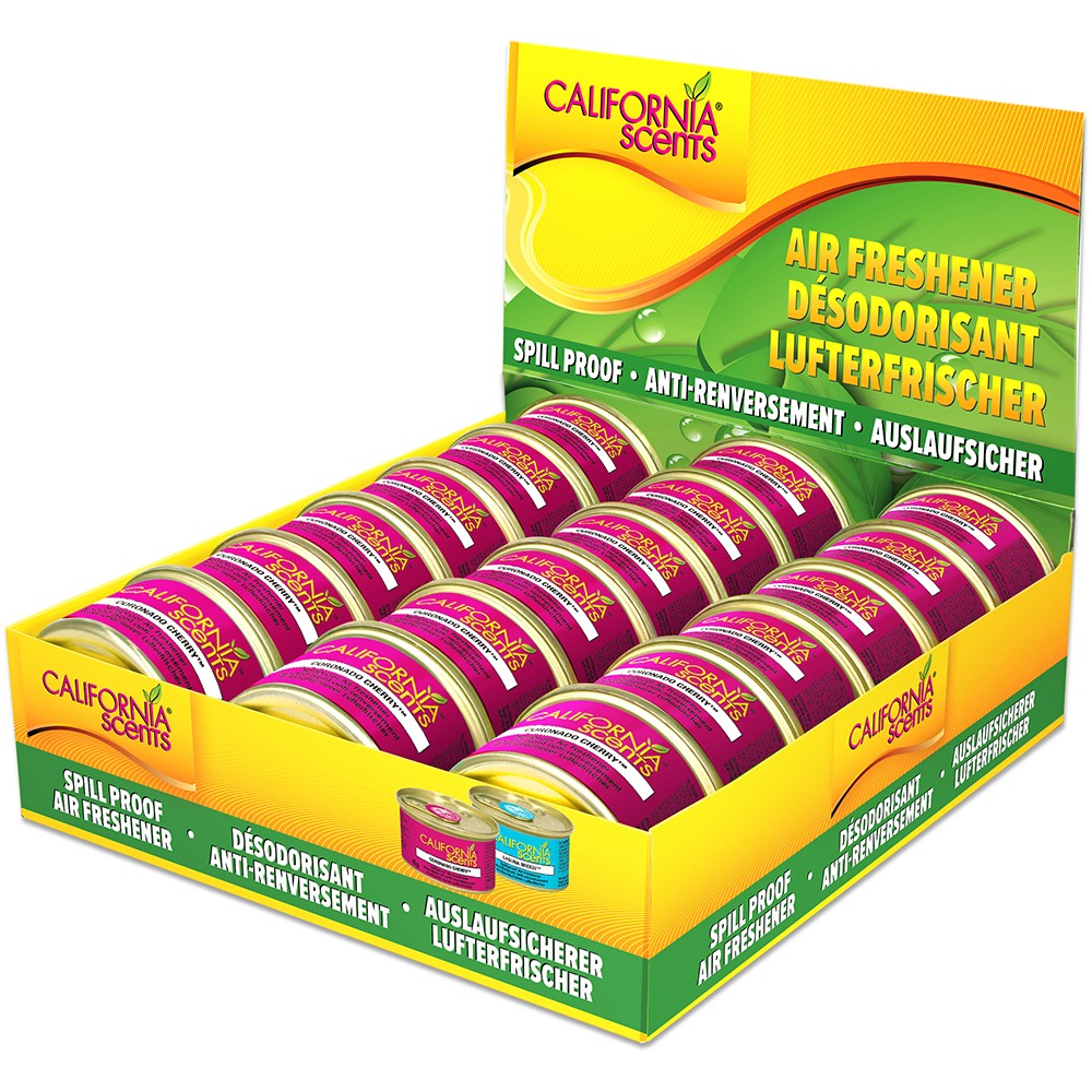 Image for California Car Scents 301414600 Air freshener Spillproof Coronado Cherry 18 Pack