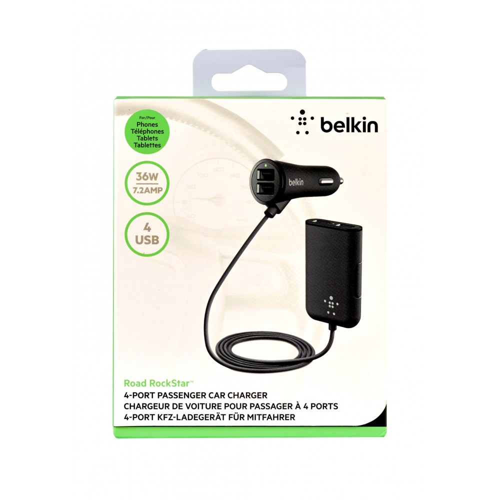 Image for Belkin 3382732 oad Rockstar 4Port Car Charger