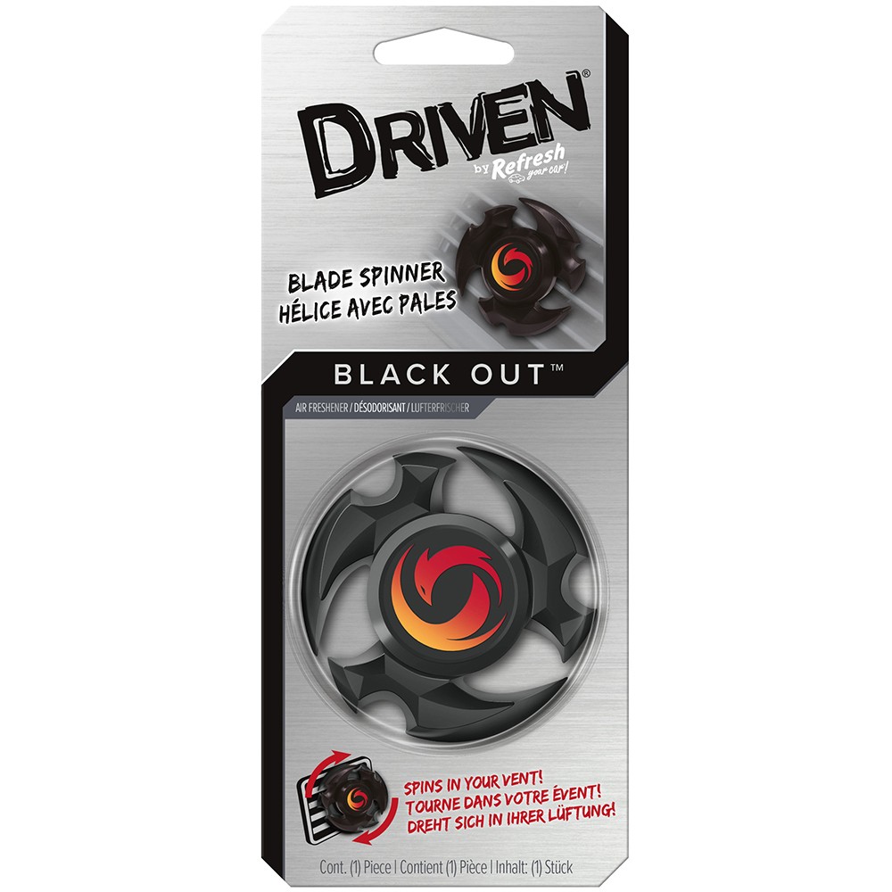 Driven 301544700 Air freshener Spinner Blackout Scent Tetrosyl
